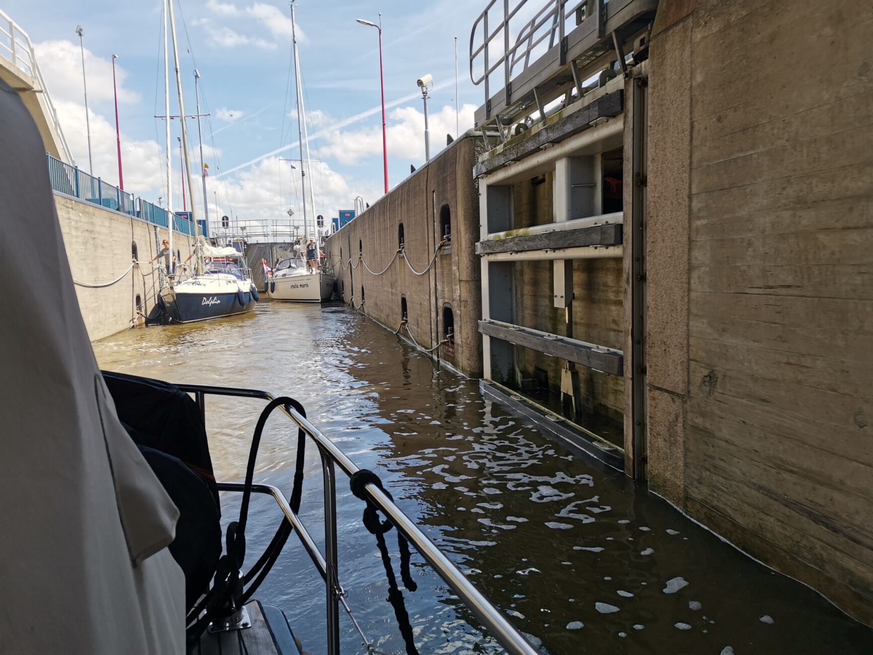 In der Schleuse
